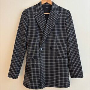 Theory windowpane blazer